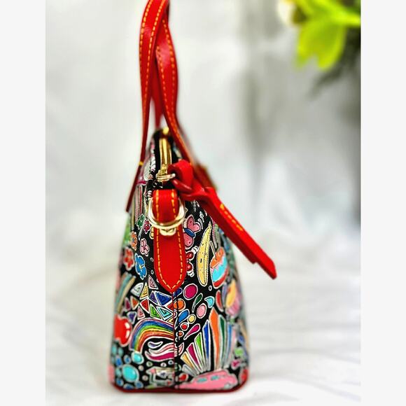 Dooney & Bourke Whimsy Ruby Bitzy Satchel PRISTINE Condition - Picture 7 of 16